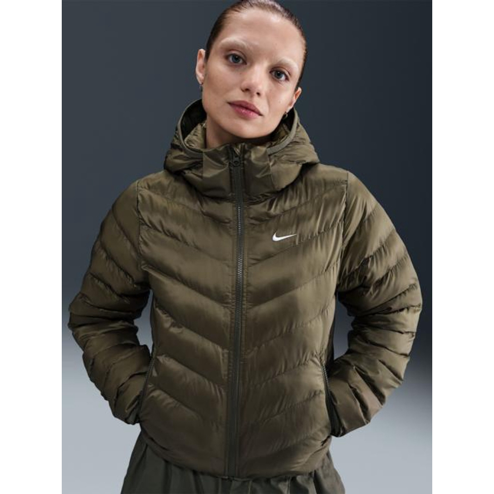 Nike Therma-Fit Primaloft Puffer Jacket Women's XS Olive Green NWT - Picture 2 of 12
